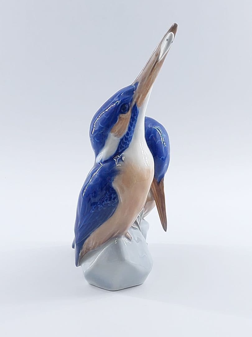 ロイヤルコペンハーゲン カワセミ フィギュリン 鳥 陶器 置物 高さ18.2cm