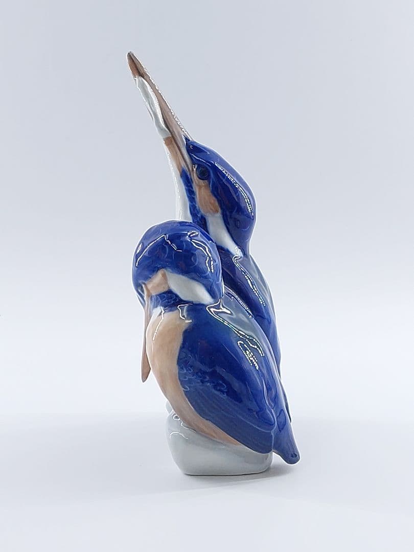 ロイヤルコペンハーゲン カワセミ フィギュリン 鳥 陶器 置物 高さ18.2cm