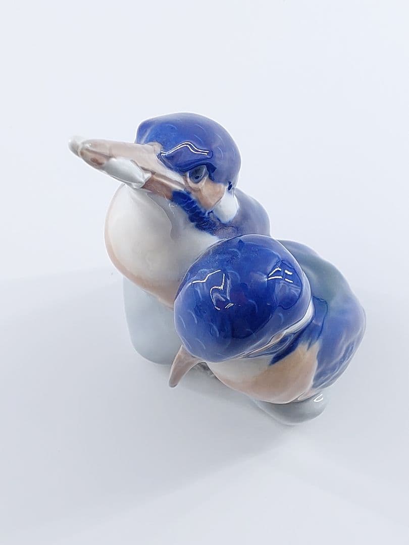 ロイヤルコペンハーゲン カワセミ フィギュリン 鳥 陶器 置物 高さ18.2cm
