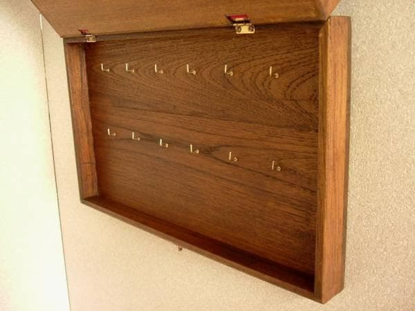 チーク古木 オールドチーク オブジェ オートバイ バイク キーケースハーレー