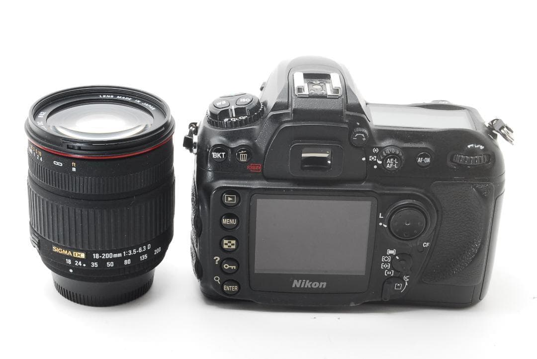 初心者OK Nikon D200 18-200mm 三脚付