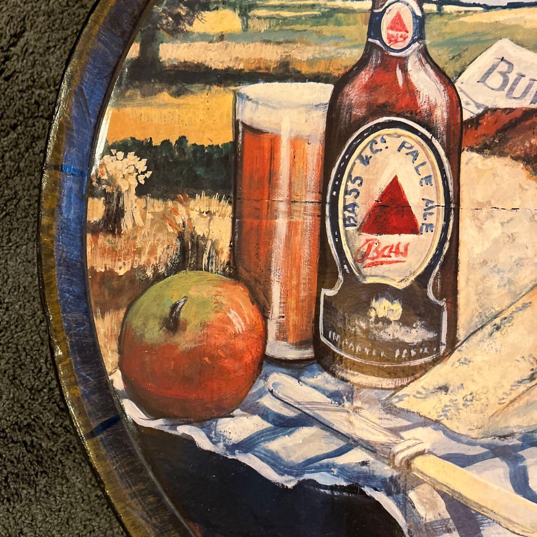 特大‼️希少✨ビンテージ インテリア　樽型 看板 壁掛 送料込　直接受渡OK❗️