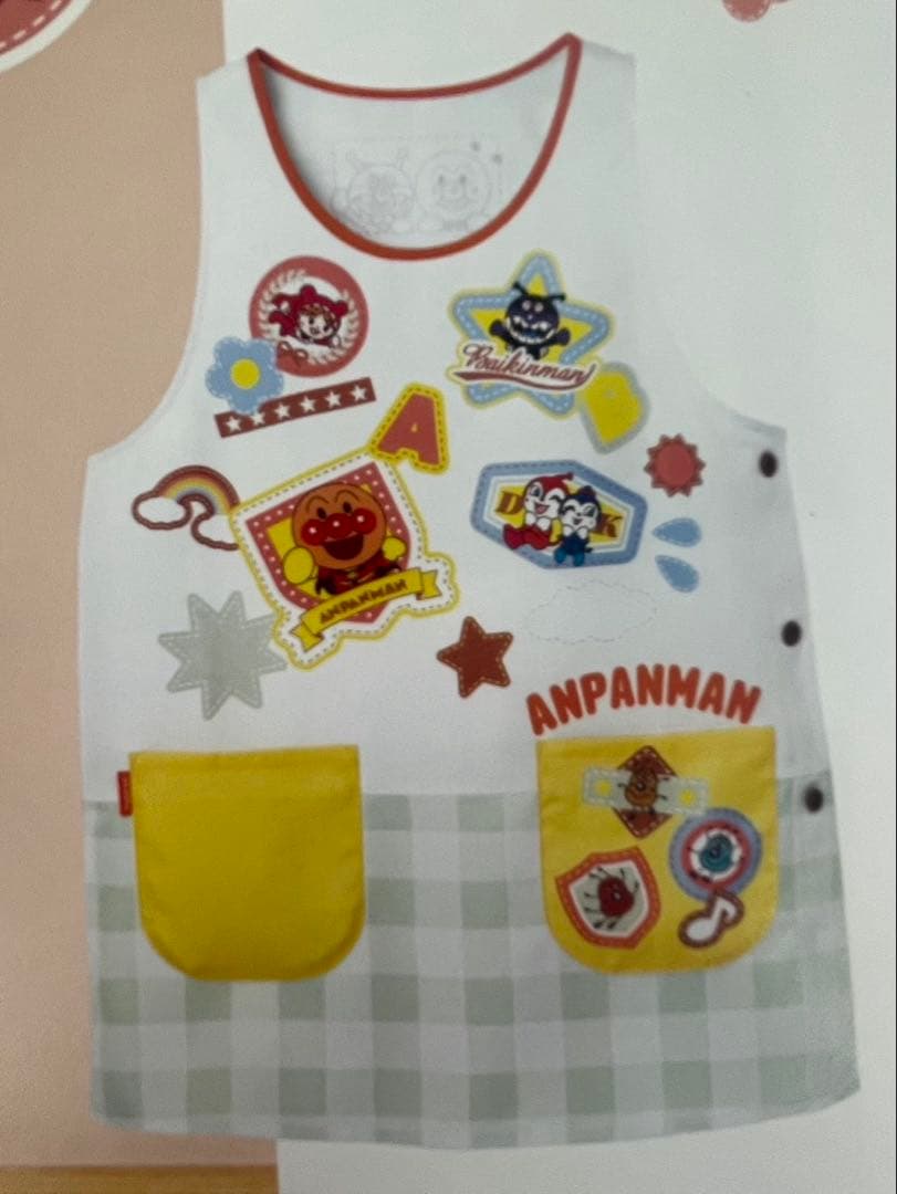 アンパンマン エプロン フリーサイズ