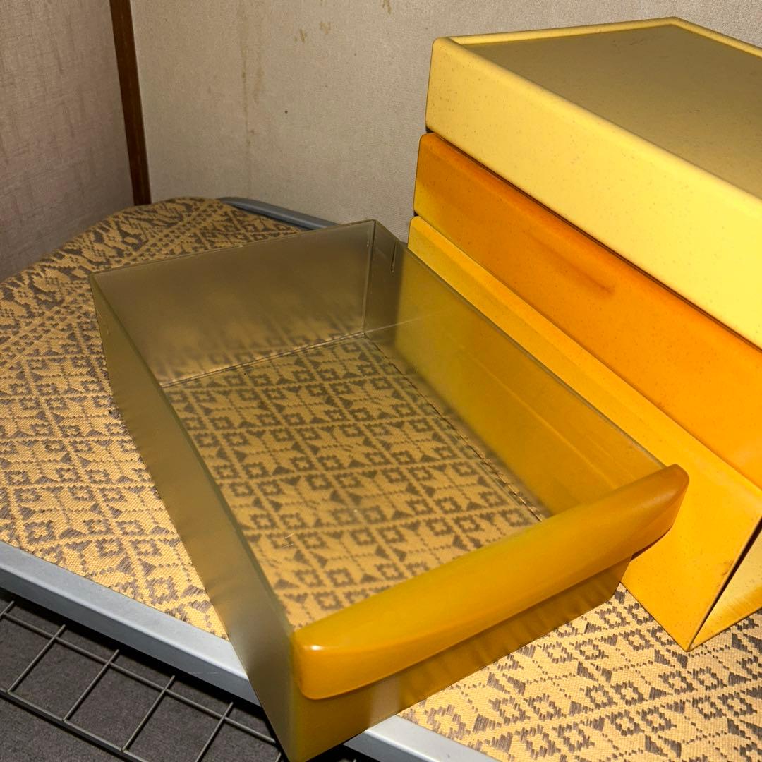 Tupperware マルチオーガナイザー 扉付き　& 引き出し　3段