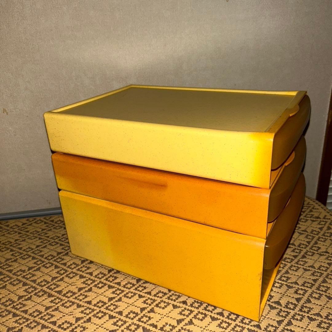 Tupperware マルチオーガナイザー 扉付き　& 引き出し　3段