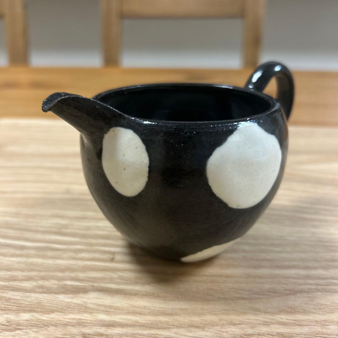人気作家　陶芸作家　常滑焼　常緑窯　丹下悦子　水差し　湯冷し　ミルクポット　片口