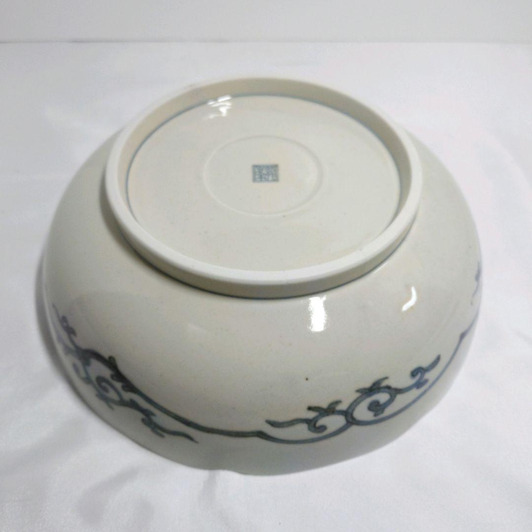 龍峰窯　蛸唐草　松竹梅　大鉢