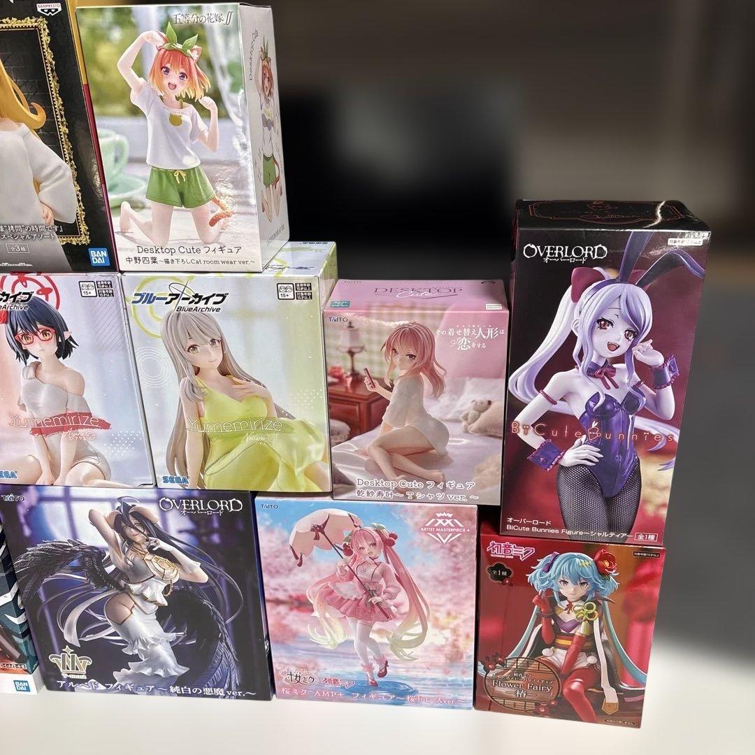 【最新有・未開封】プライズフィギュア11種まとめアルベド・桜ミク・NARUTO