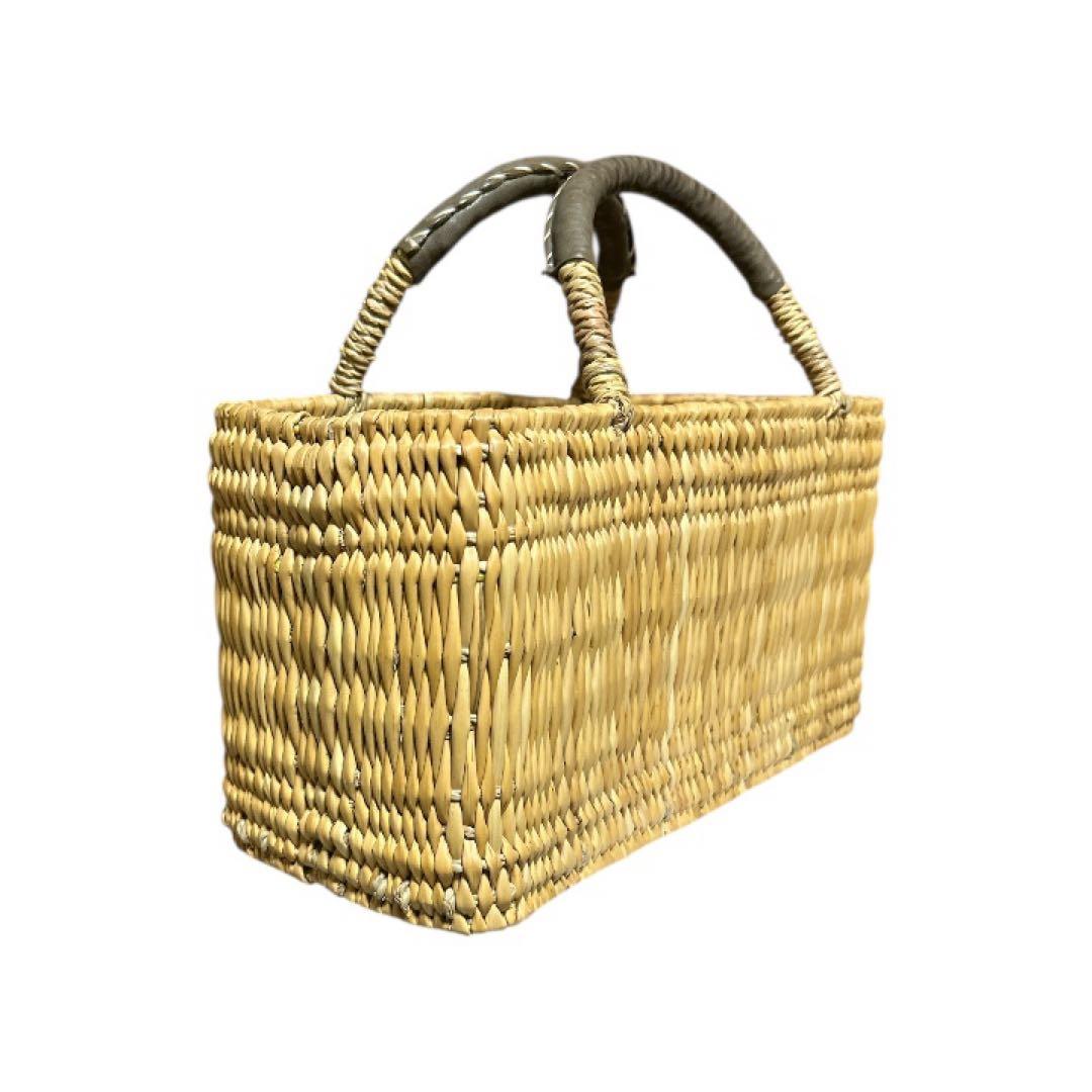 カゴバック　インテリア雑貨　編みカゴ　籐バック　小物入れ　ハンドバック