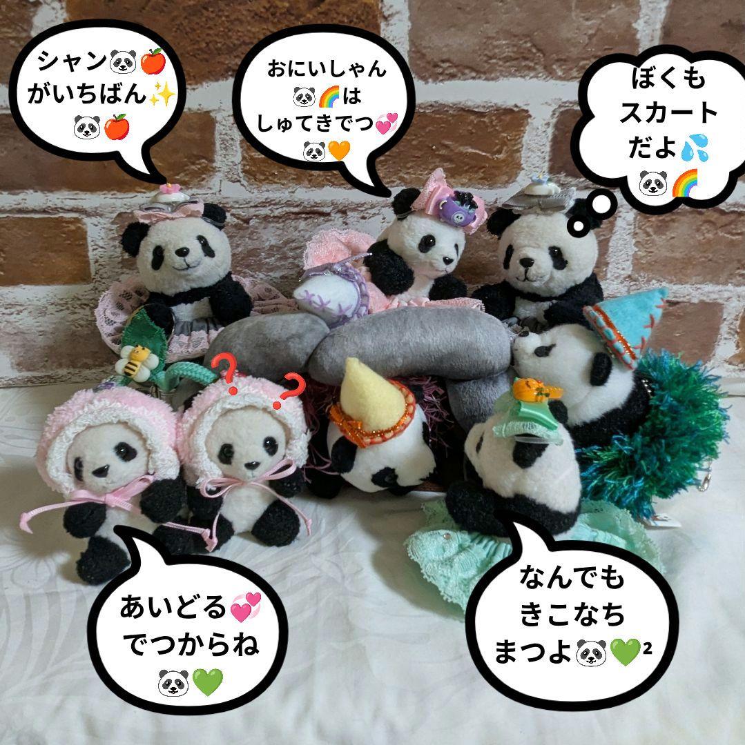 シャンシャン様♡のおでシャンちゃん♡オーダー☆さくらんぼ変身コス＆ハロウィンコス