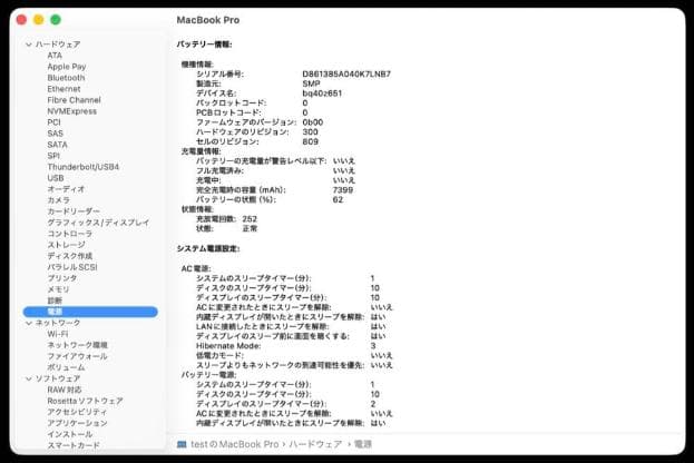 【美品】MacBook Pro (16inch/2019)