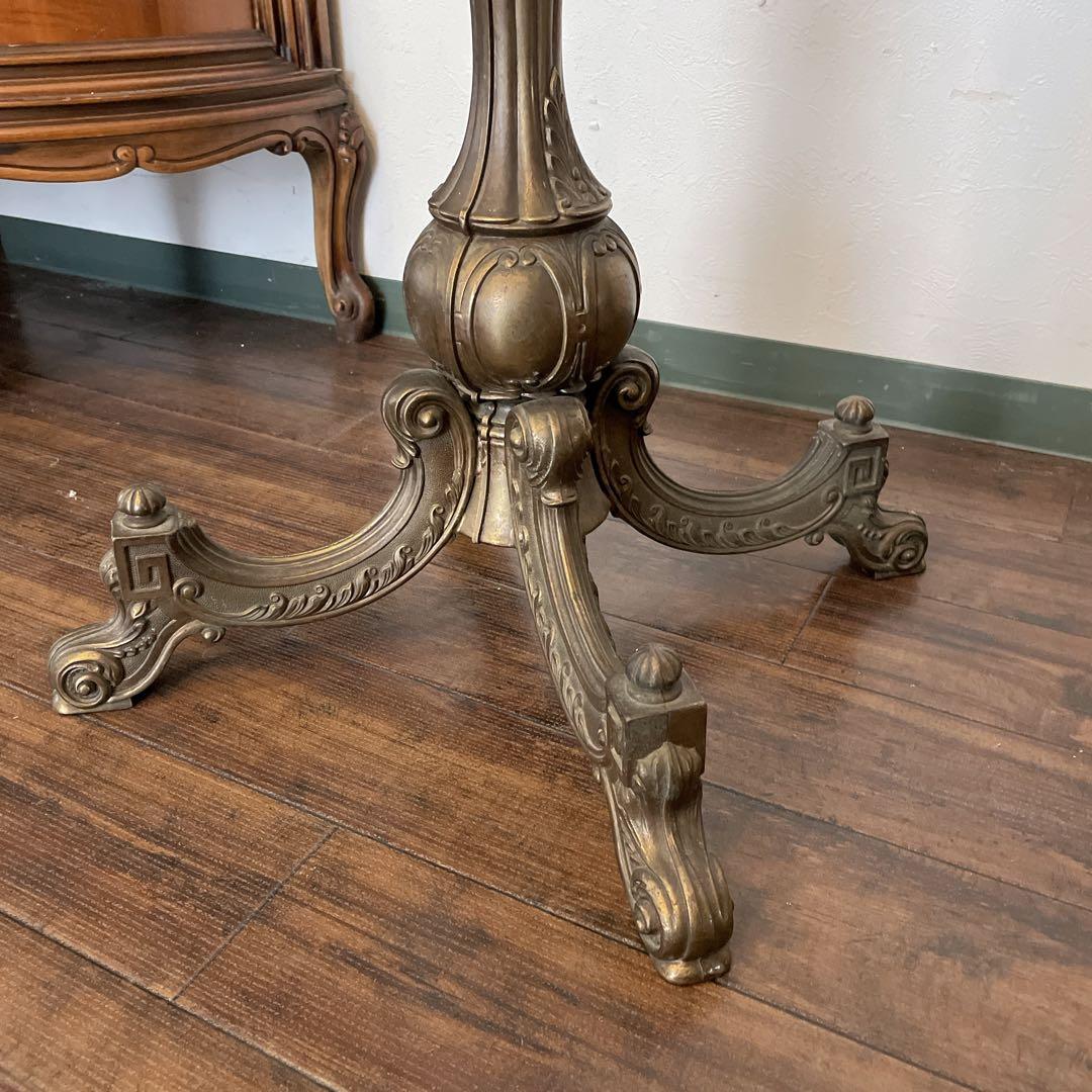 r141 イタリア製 真鍮コートハンガースタンド オニキス ポールハンガー