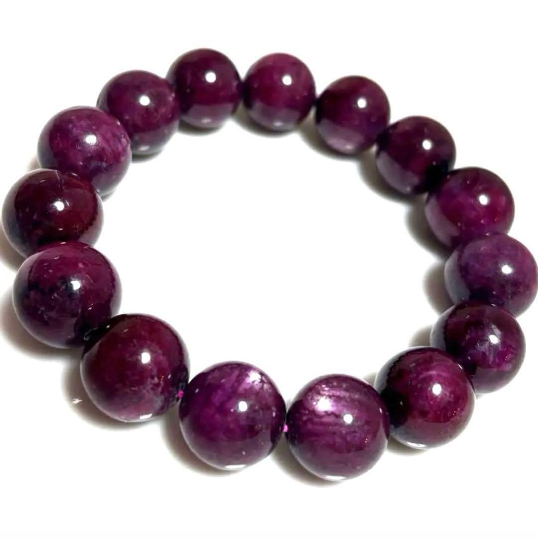 高品質　ルビー　天然無処理　ブレスレット