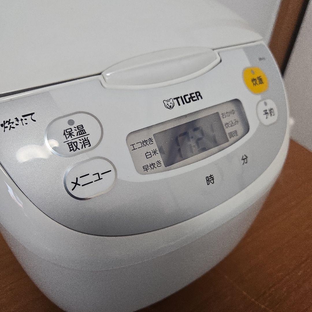 タイガー　マイコン炊飯ジャー　炊きたて JBH-G181 ホワイト 1升炊き