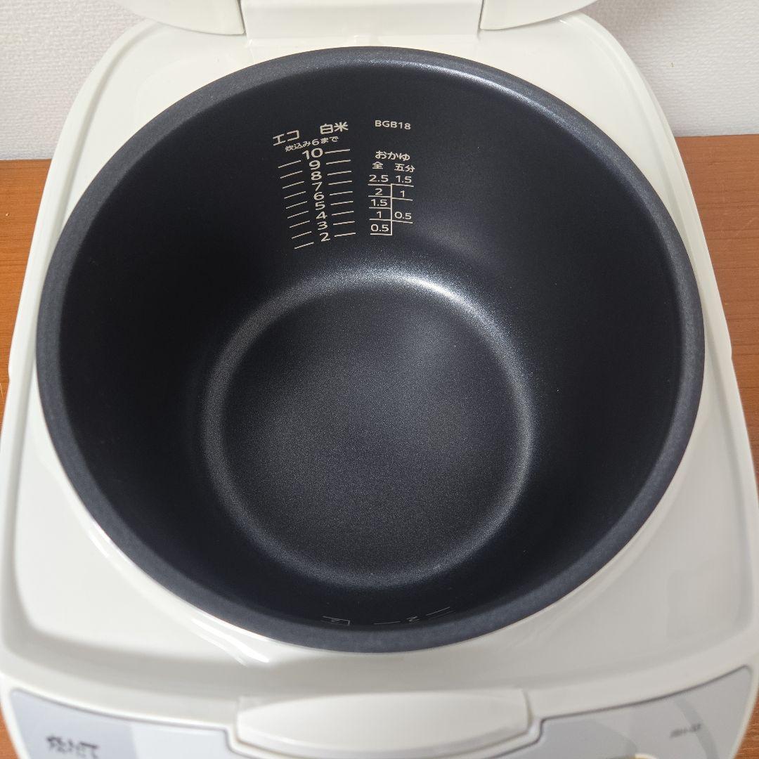 タイガー　マイコン炊飯ジャー　炊きたて JBH-G181 ホワイト 1升炊き
