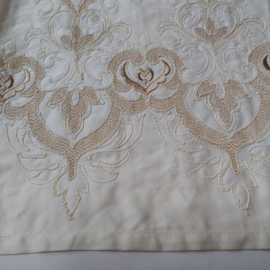 mila schon　ミラ・ショーン　レディース　エプロン　刺繍　アイボリー