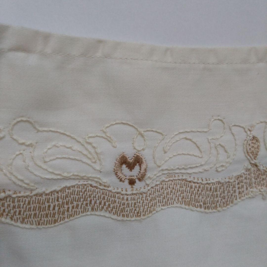 mila schon　ミラ・ショーン　レディース　エプロン　刺繍　アイボリー