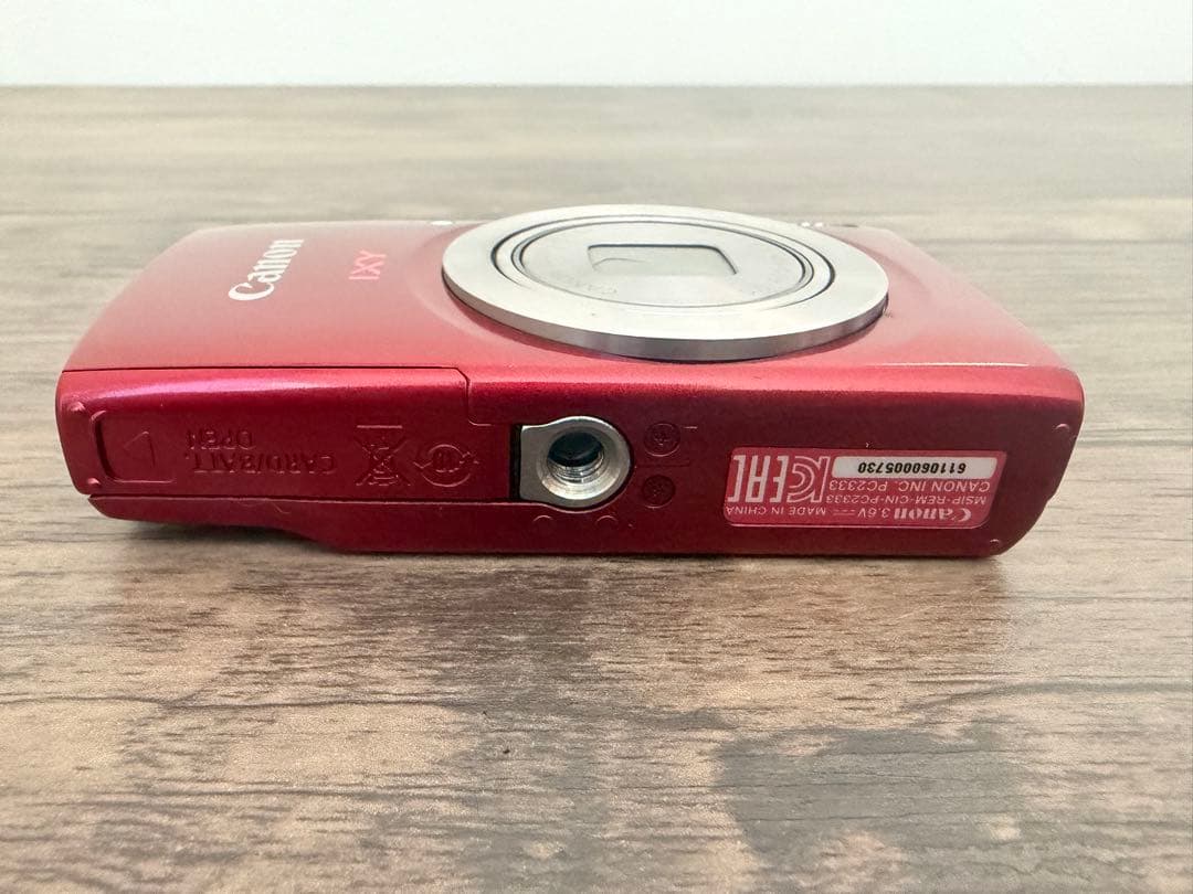 Canon デジカメ IXY 200 レッド コンパクトデジタルカメラ 赤