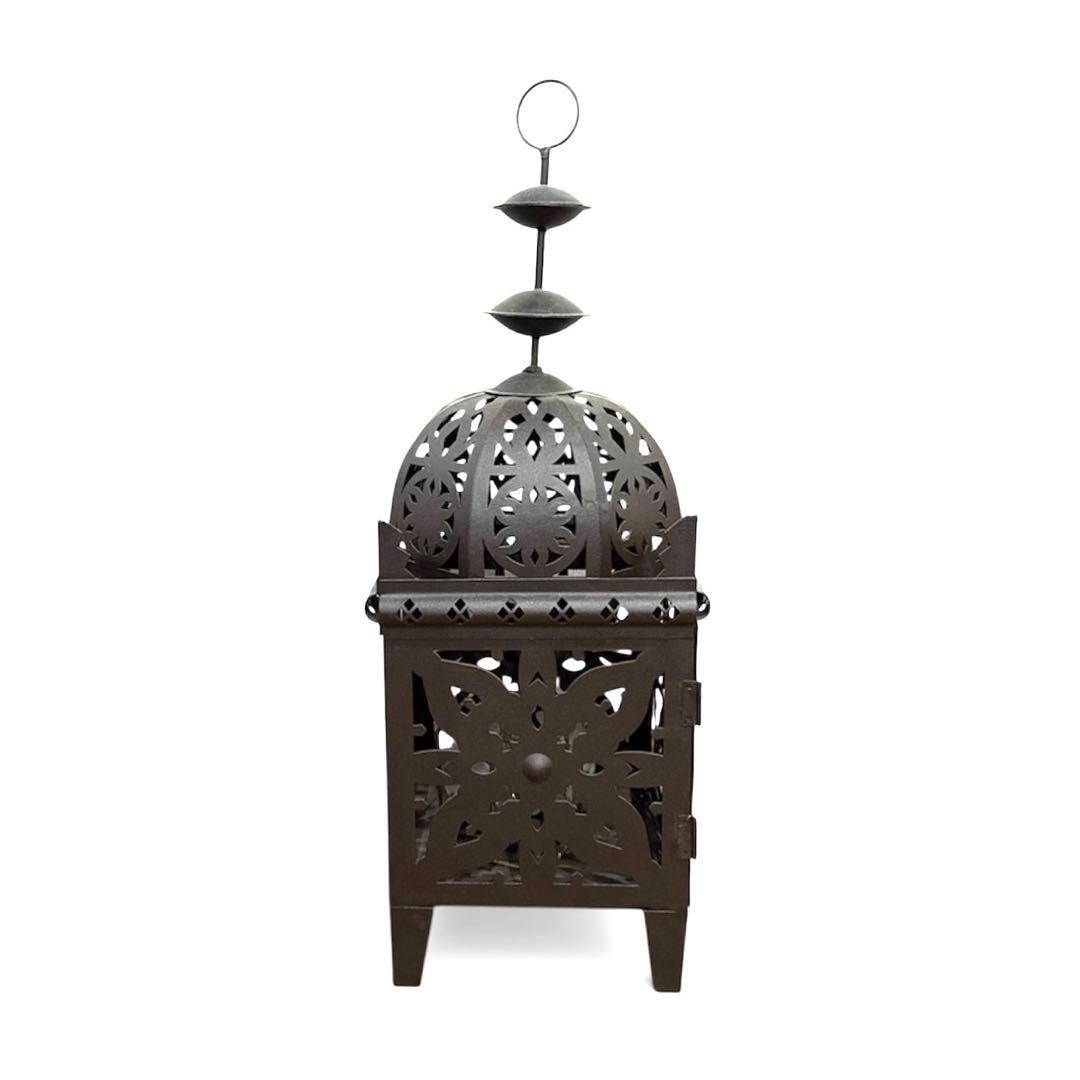 ランタン　キャンドルホルダー　高さ約50cm　キャンドル付き　コレクション