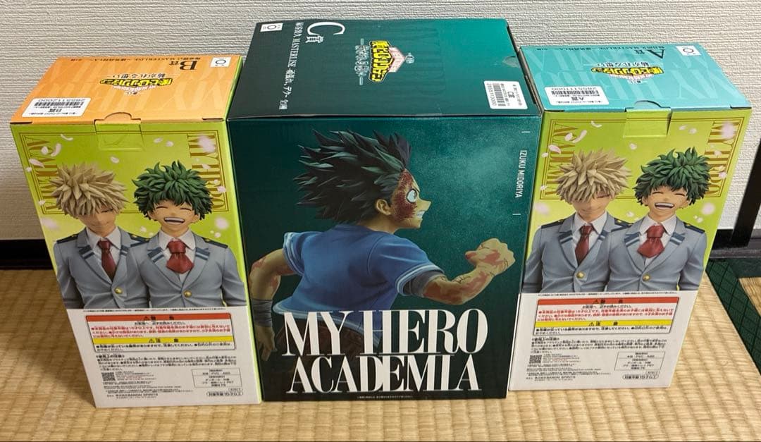 僕のヒーローアカデミア 一番くじ 紡がれる想い A B C 3セット