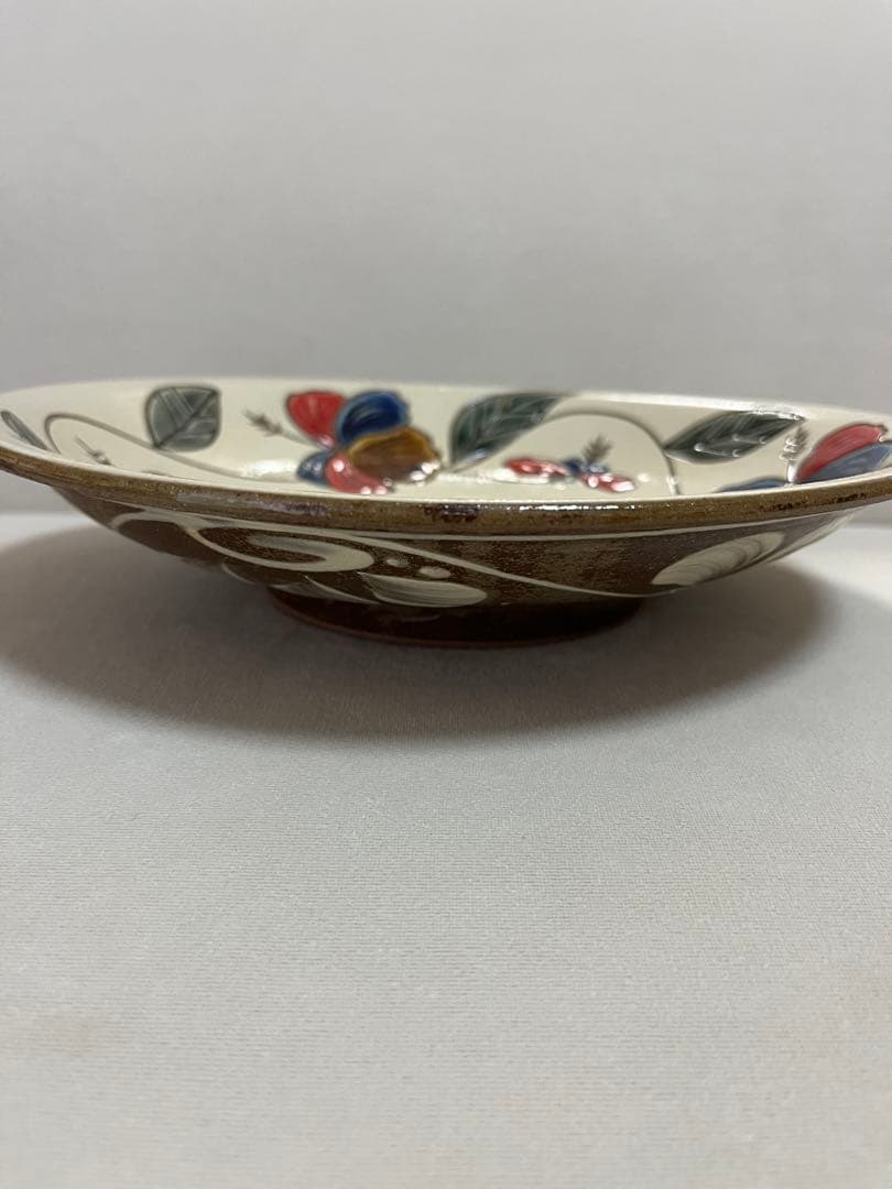 【陶芸工房ふじ】やちむん8寸深皿