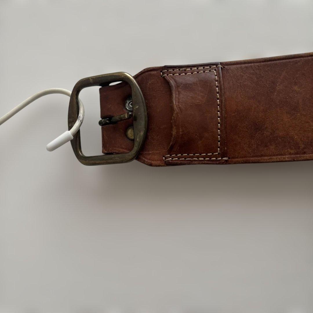 レザーショットシェル ベルト 本革 弾帯 シェルホルダー 25発 サバゲー