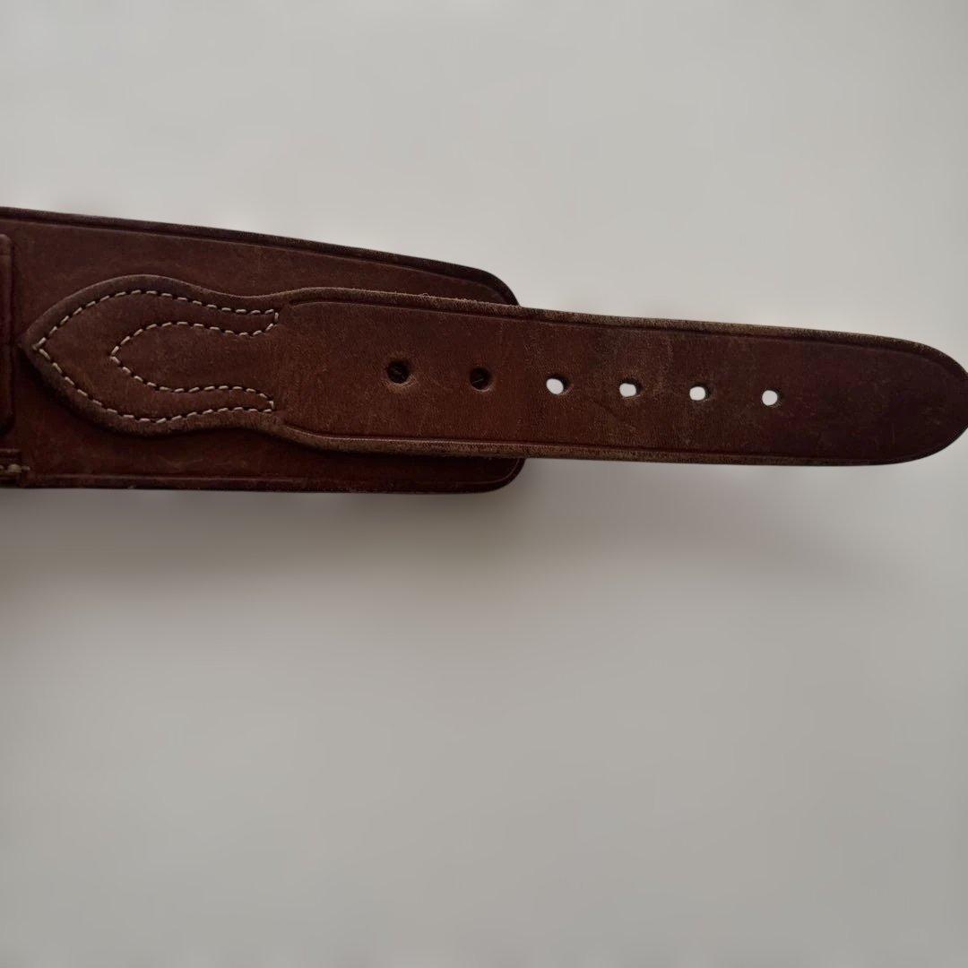 レザーショットシェル ベルト 本革 弾帯 シェルホルダー 25発 サバゲー