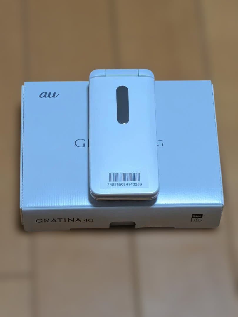 新品未使用 au GRATINA 4G KYF31 ホワイト SIMロック解除済