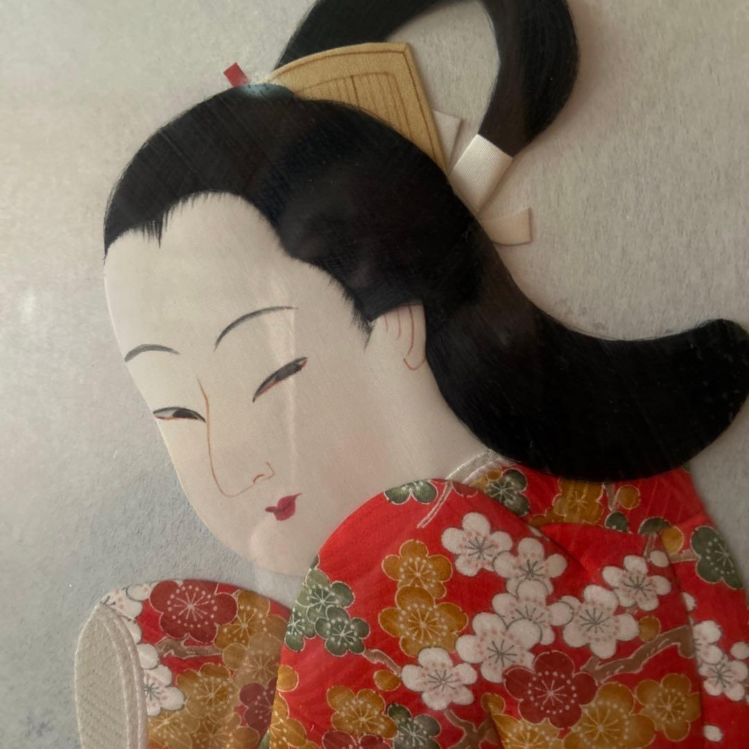 日本の伝統的木目込み人形のアート
