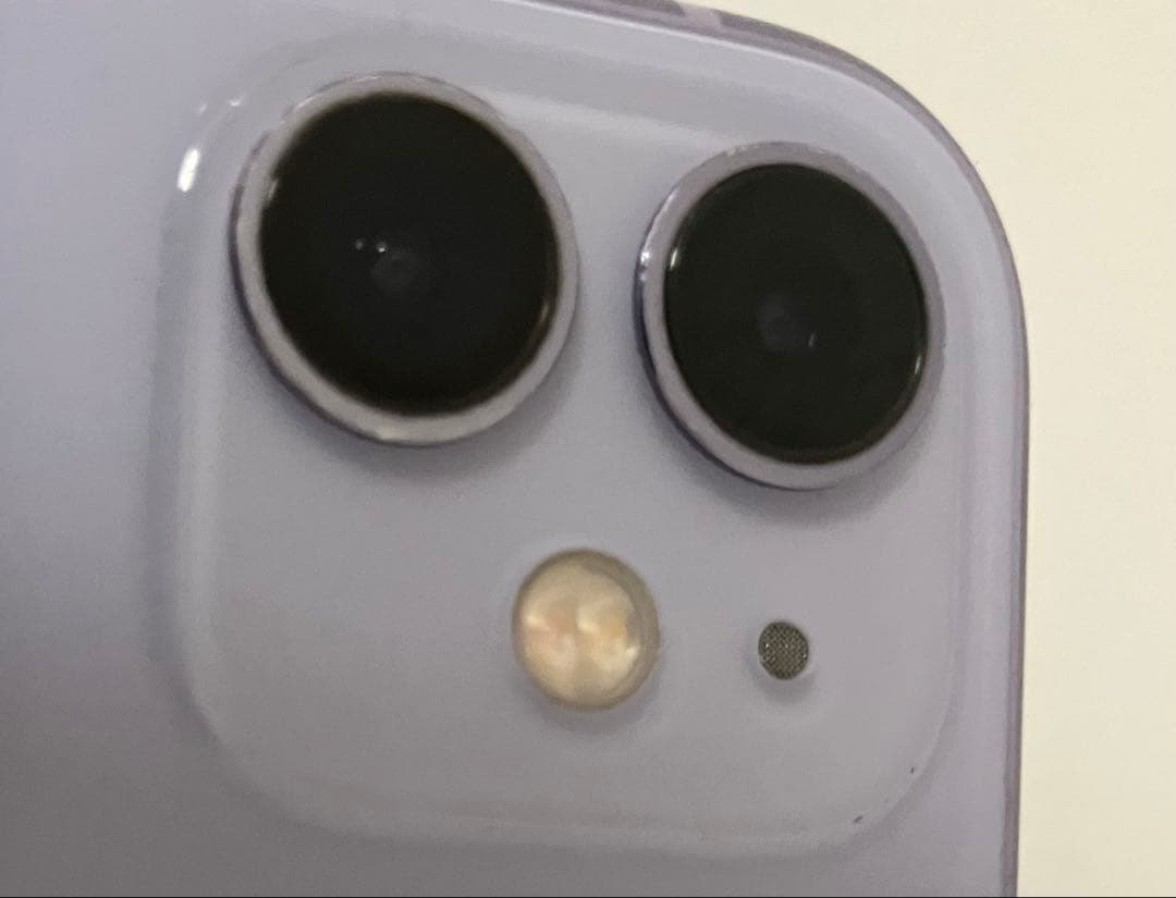 iPhone 11 64GBパープル　SIMフリー　バッテリー79% 充電器付き