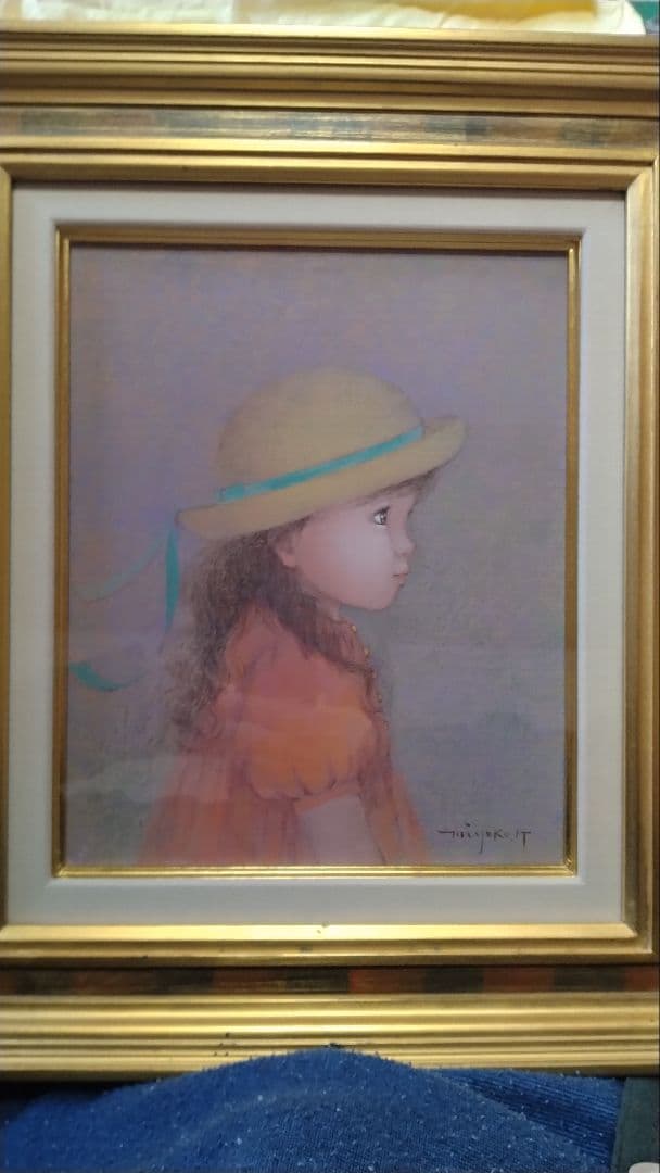 絵画　橋口美代子　そよ風