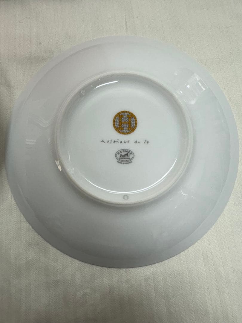 【未使用】HERMES モザイク24 プレート　2枚セット