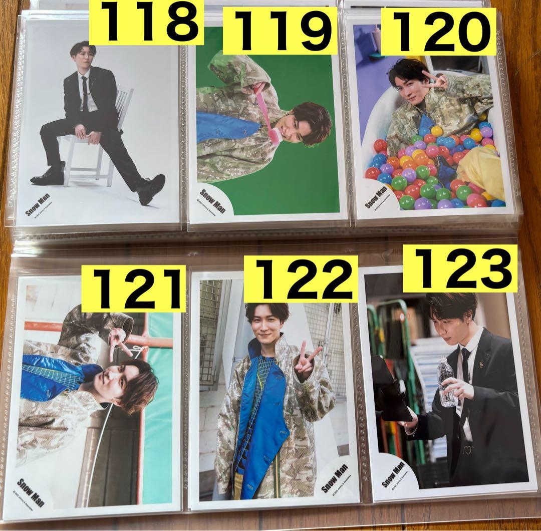 【バラ売り可】Man渡辺翔太さん公式写真128枚　2019〜2022年