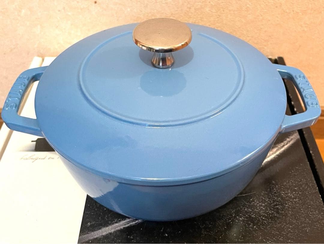 STAUB ストウブ  ワナベ　Wa-nabe  S  サックスブルー　中古