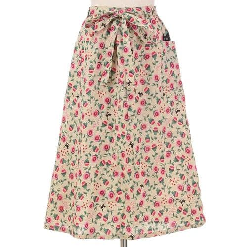 ♣Atsuko Matano 仔猫のロンド前掛　（イエロー）