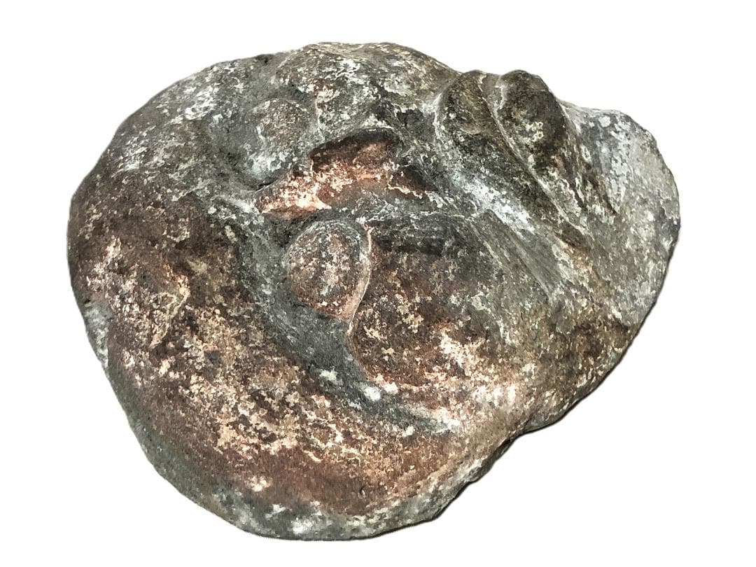 【 石像彫刻（顔面部）】 先史時代伝世　収蔵品