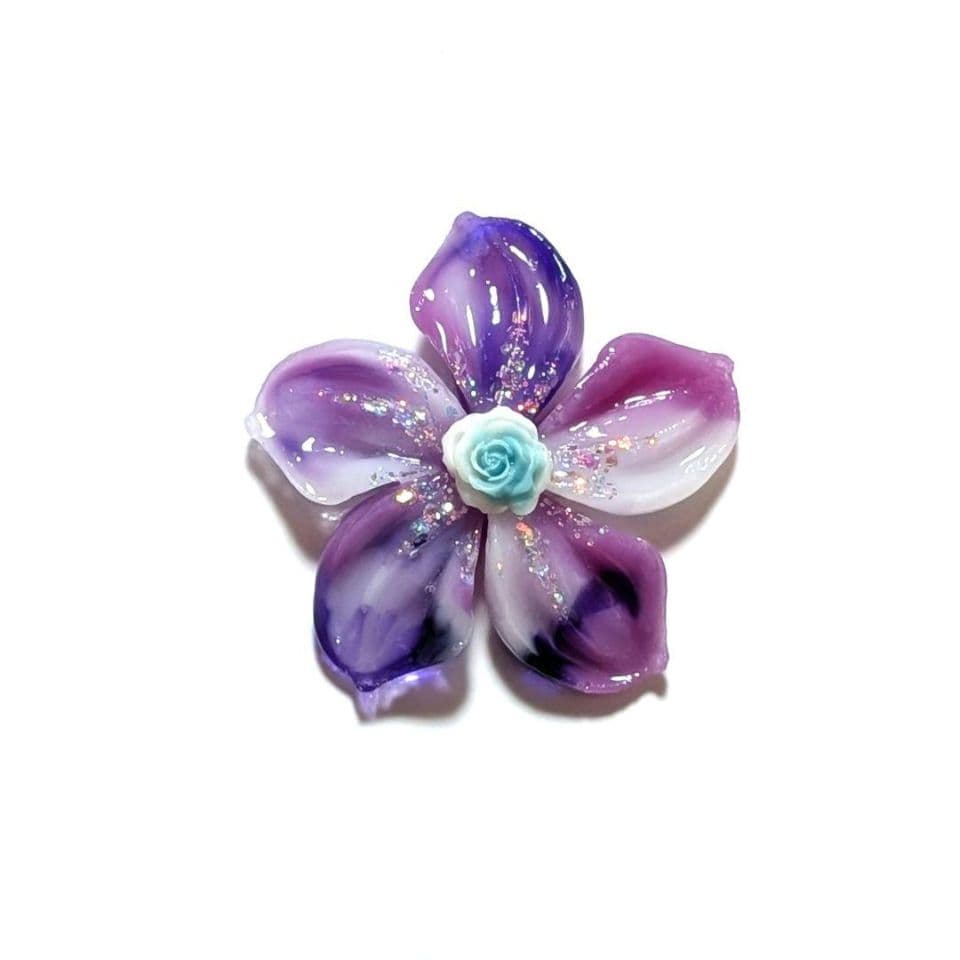 ☆レジンヘアゴム ブローチ☆♡No.771♡