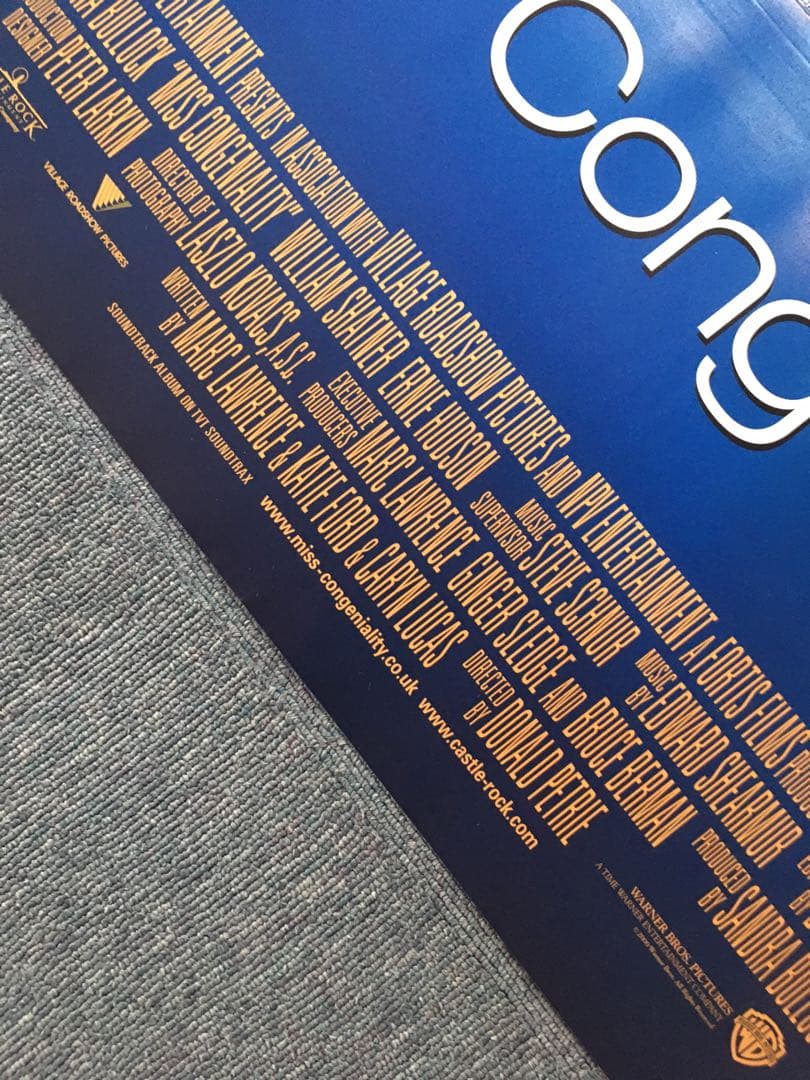 デンジャラス・ビューティー　ポスター　サンドラ・ブロック　希少