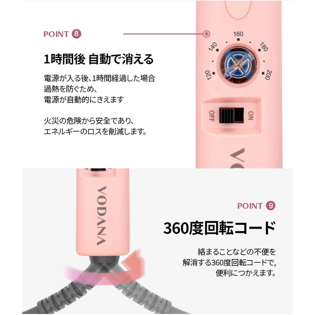 【Mingdong】VODANA グラムウェーブカーリングアイロン