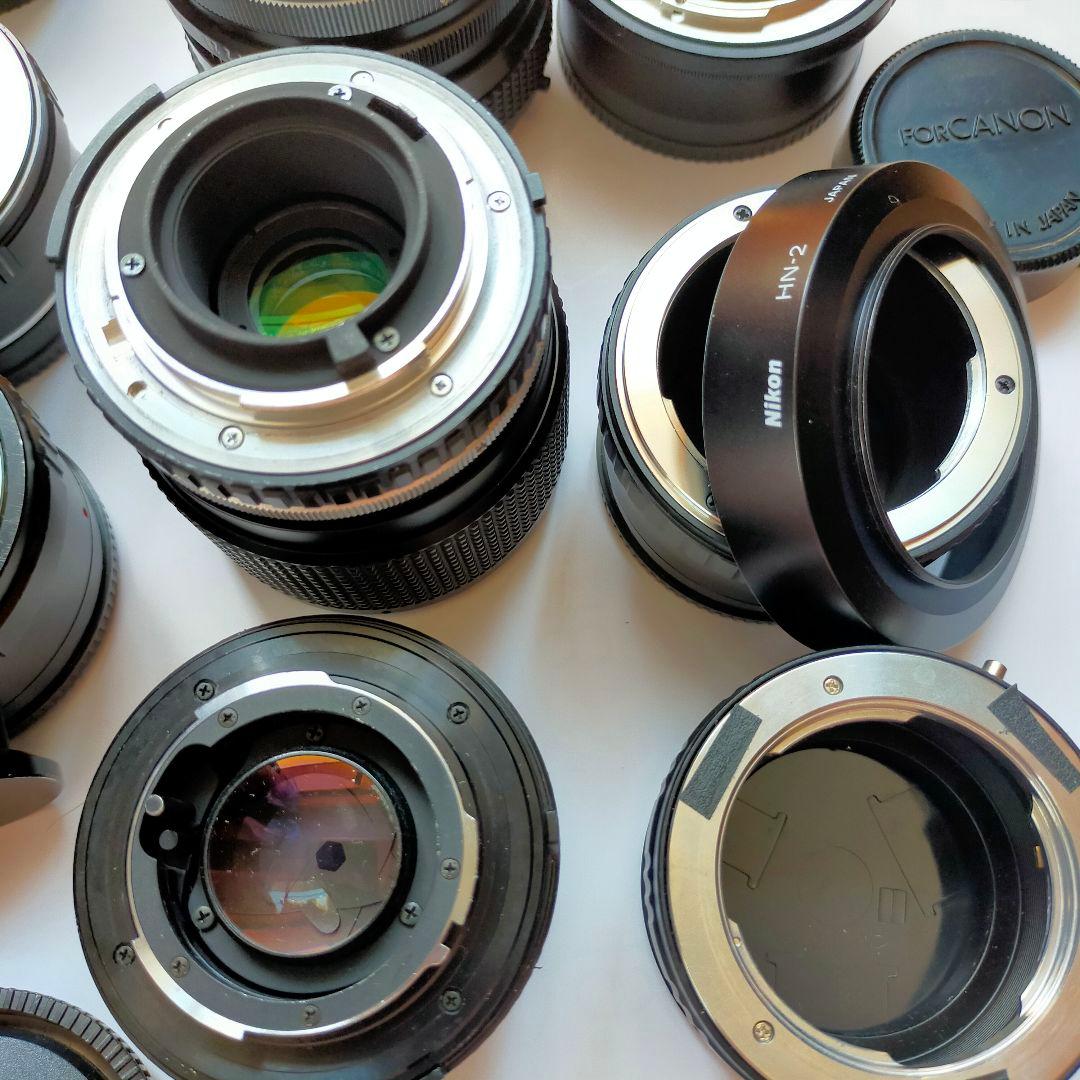 NEX Eマウントレンズ12本(改造レンズ5本,マウントアダプター+レンズ7本)