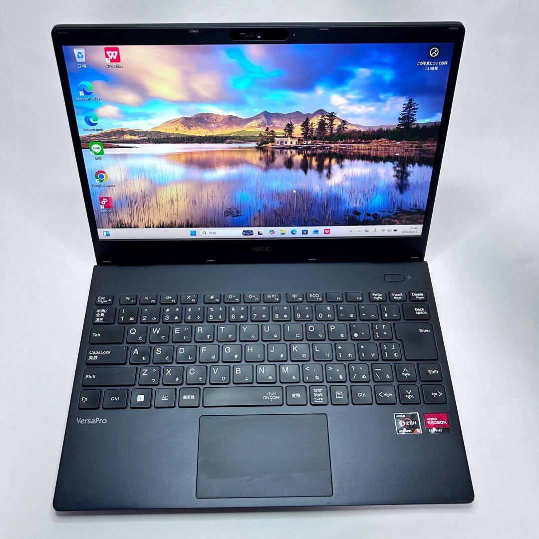 【美品】NEC VersaPro｜バッテリー良好｜Ryzen5｜SSD256GB