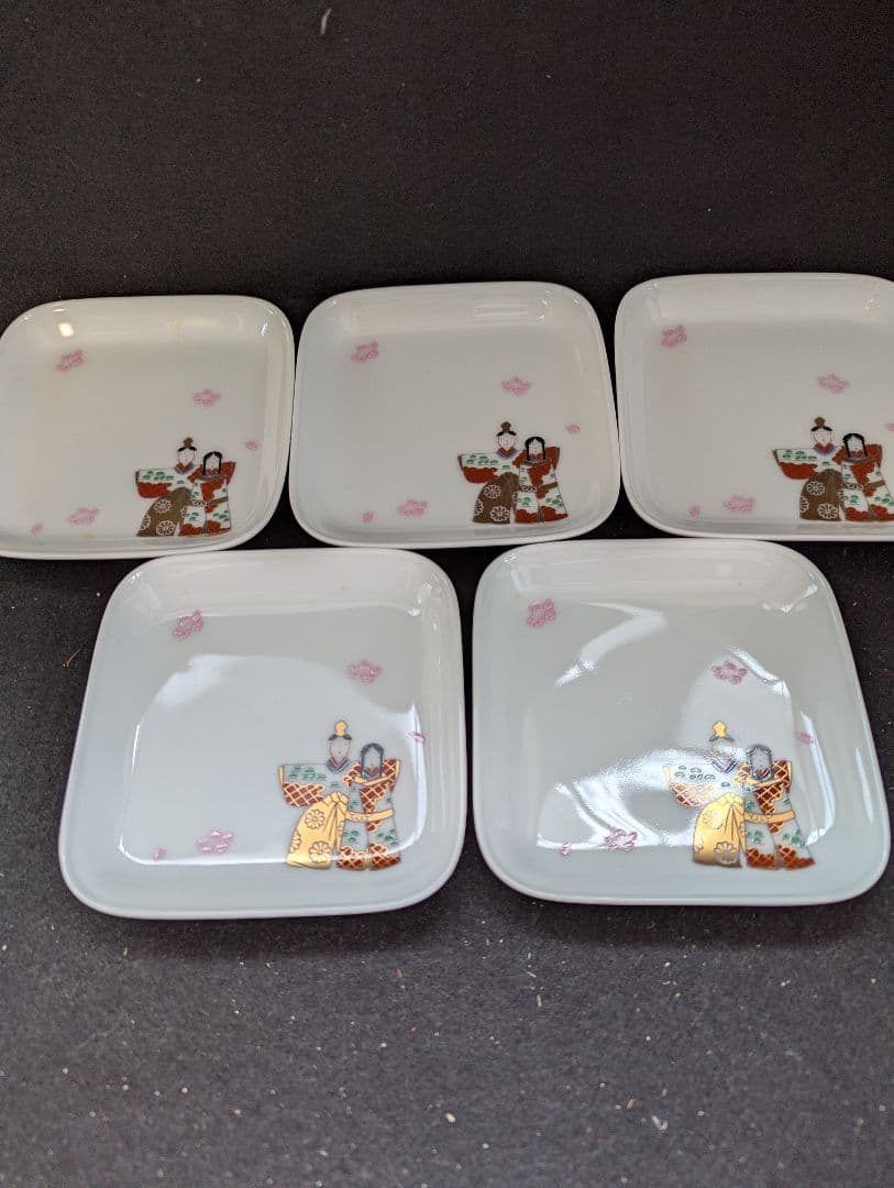 深川製磁 夫婦雛 赤絵工房