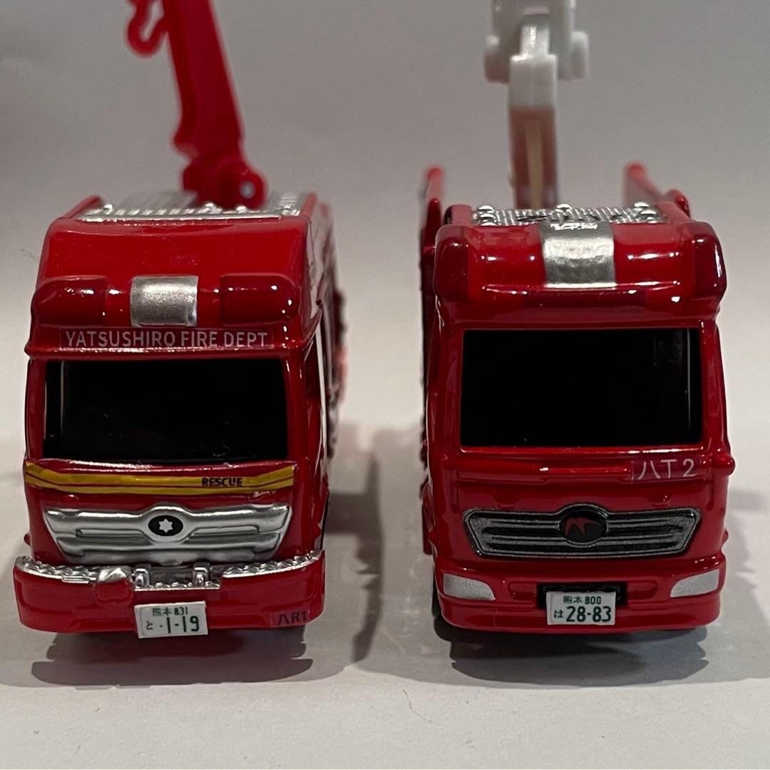 おーちゃん　改造トミカ　消防車2台