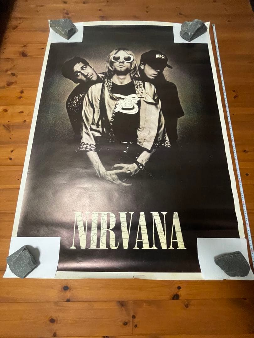 【1994年 当時物】NIRVANA 特大140×100cm GIANT正規貴重
