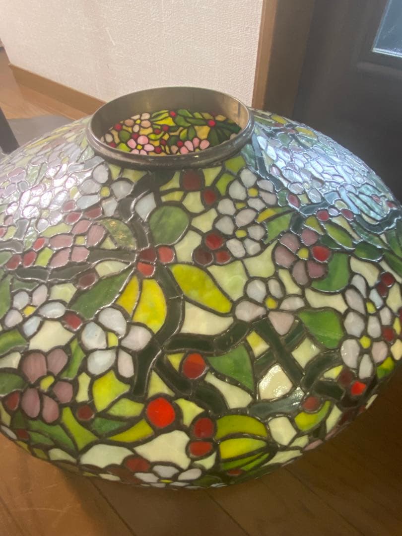 2379❣️ ステンドグラス　ライト　3灯　タイプ　ヴィンテージ