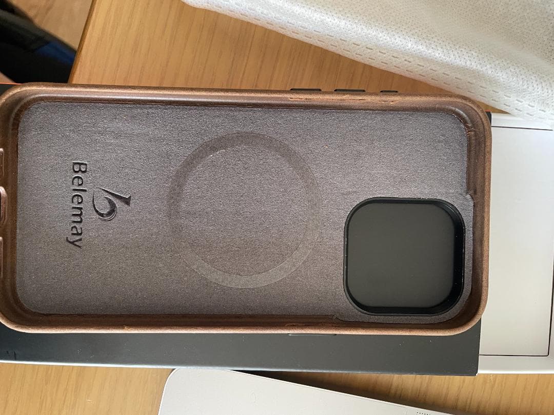 Belemay iPhone 15 Pro Max(6.7インチ)ラトロブラウン