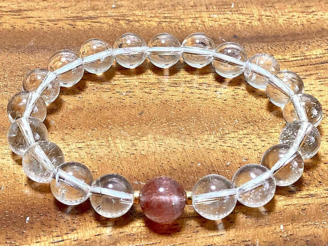 夢幻品質　ガネッシュヒマール産水晶とエスピリット鉱山産セイクリッドセブンのブレス