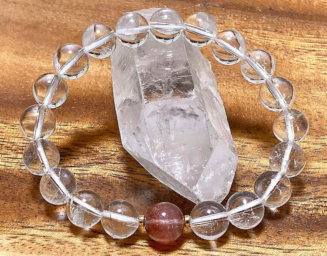 夢幻品質　ガネッシュヒマール産水晶とエスピリット鉱山産セイクリッドセブンのブレス