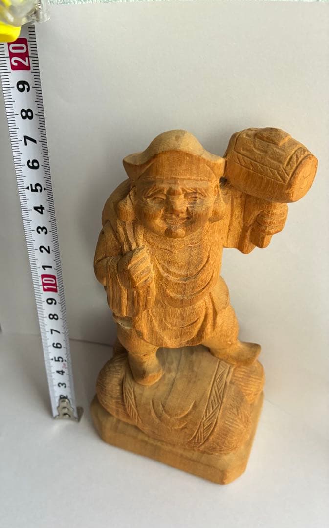 恵比寿　大黒天　木彫　彫刻　置物　縁起物　骨董　七福神　セット