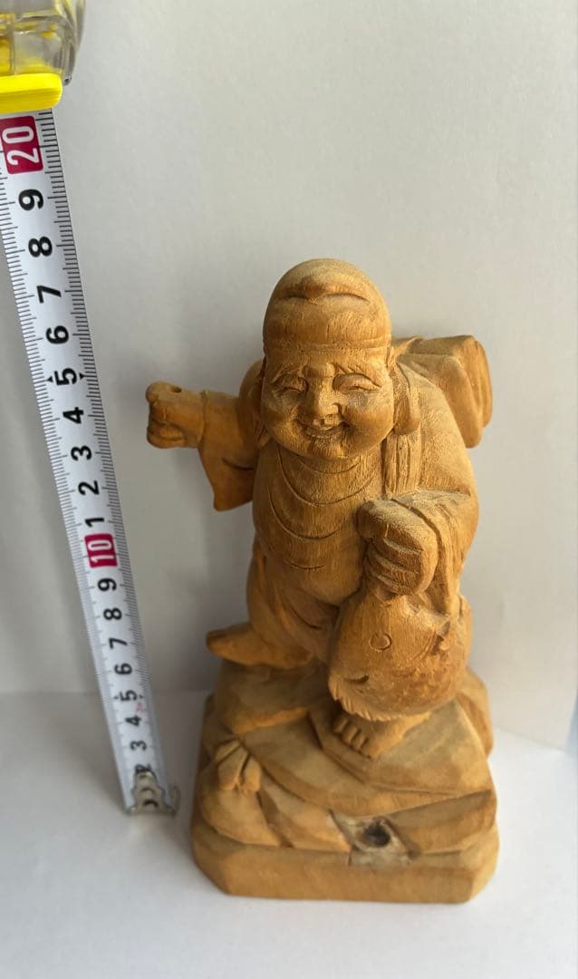 恵比寿　大黒天　木彫　彫刻　置物　縁起物　骨董　七福神　セット